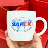 Ly sứ trắng in logo sarex